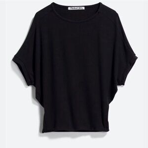 NWT Michael Stars Black Verna Dolman Drapey Sleeve Knit Top